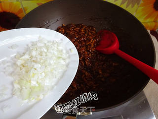 鸡蛋炸酱菠菜面的做法步骤:14