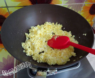 鸡蛋炸酱菠菜面的做法步骤:9