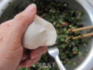 韭菜猪肉水饺的做法步骤:9