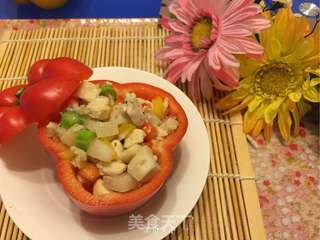 鲜蔬鸡丁的做法步骤:8