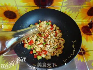 彩椒腰果鸡丁的做法步骤:15