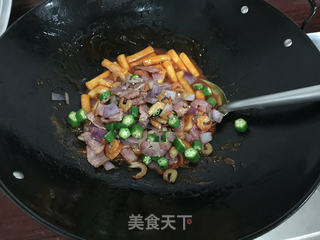 韩式香辣炒年糕的做法步骤:14