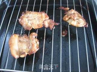 烤鸡腿汉堡的做法步骤:7