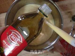 易贝斯特橄榄油试用报告--橄榄油纹路蛋糕的做法步骤:7