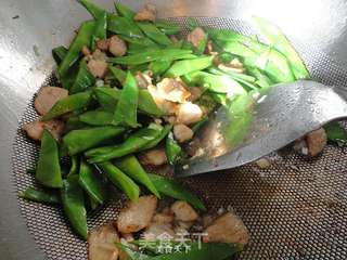 猪耳朵豆角炒肉的做法步骤:8