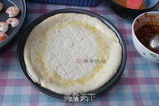 厚底鲜虾培根披萨的做法步骤:12