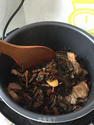 农家菜干扣肉的做法步骤:20