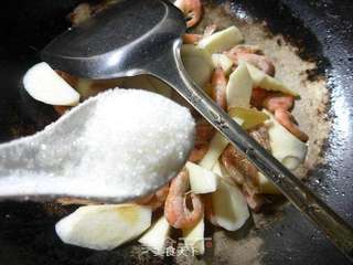 茭白炒籽虾的做法步骤:10