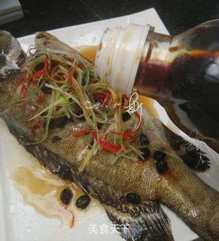 豆豉清蒸石斑的做法步骤:6