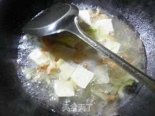 开洋雷笋烧豆腐的做法步骤:8