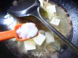 开洋雷笋烧豆腐的做法步骤:11