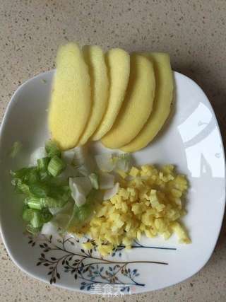 农家菜干扣肉的做法步骤:4