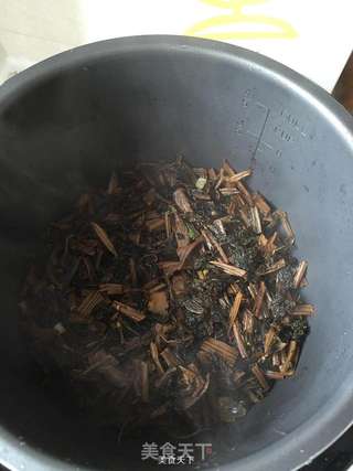 农家菜干扣肉的做法步骤:16