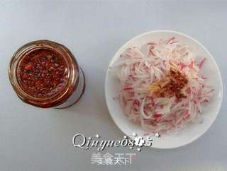 凉拌水萝卜的做法步骤：4