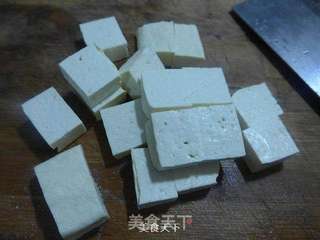 开洋雷笋烧豆腐的做法步骤:4