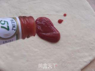 番茄椰蓉面包卷的做法步骤:6