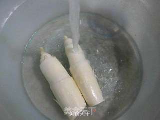 茭白炒籽虾的做法步骤:2