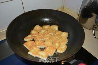 香煎辣豆腐的做法步骤:3