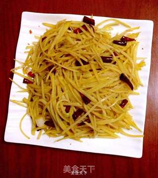酸辣土豆丝的做法步骤:5