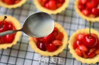 蜜汁樱桃塔的做法步骤:19