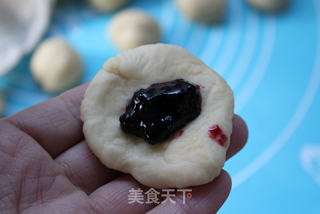适合宝宝的美味面包——蓝莓夹心小面包的做法步骤:9