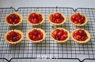 蜜汁樱桃塔的做法步骤:18