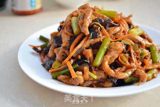 简单版鱼香肉丝的做法步骤:13
