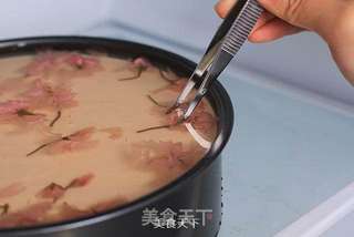 幸福像花儿一样绽放——【樱花慕斯】的做法步骤:29
