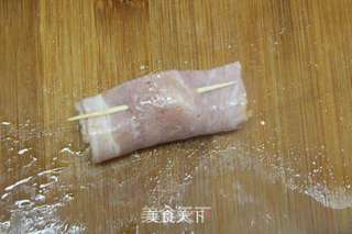 培根卷豆角的做法步骤:7