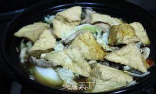 白菜豆腐锅的做法步骤:4