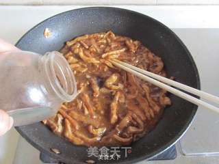 香菜肉丝拌拉皮的做法步骤:9