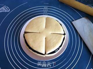 黑芝麻酱面包的做法步骤：9