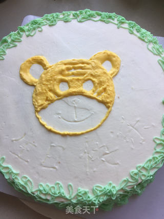 小老虎生日蛋糕的做法步骤:5