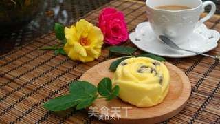 蔓越莓玫瑰花轻乳酪蛋糕的做法步骤:17
