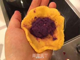 花生酱双薯糯米糍的做法步骤:6