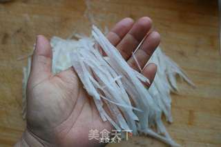 凉拌白萝卜丝的做法步骤:4