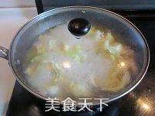 法式奶油菜花汤的做法步骤:6