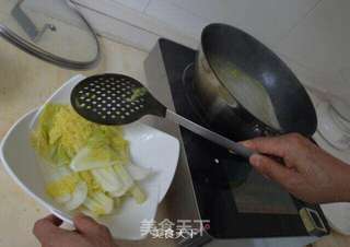 上汤娃娃菜的做法步骤：3