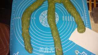 【柏翠全新旗舰PE9800面包机试用体验】—抹茶松子仁面包的做法步骤:15