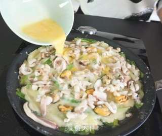 韩式海鲜葱饼的做法步骤:8