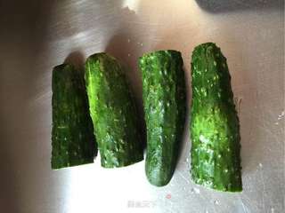 口水黄瓜卷的做法步骤:2