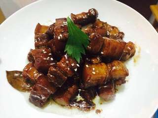 简易版红烧肉的做法步骤:7