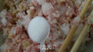 白萝卜肉包子的做法步骤:5