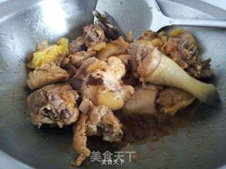 香油板栗鸡的做法步骤:4