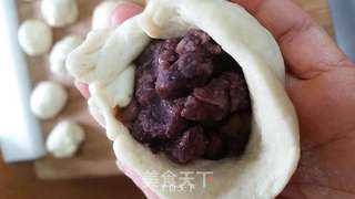 红豆小餐包的做法步骤:4