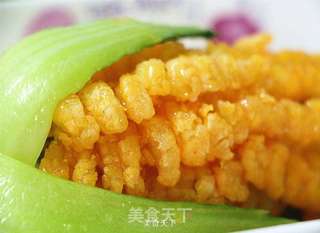 黄金玉米鱼的做法步骤:10