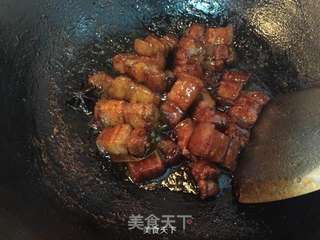 简易版红烧肉的做法步骤:6