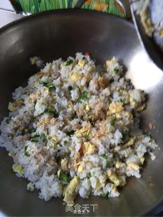 秋葵蛋炒饭的做法步骤:10