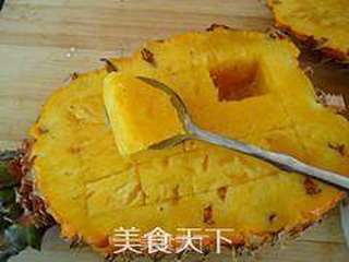 菠萝糯米饭的做法步骤:3
