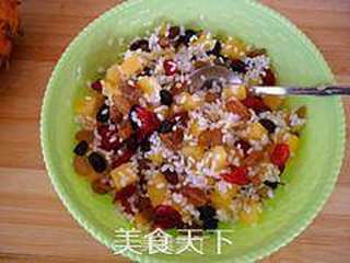 菠萝糯米饭的做法步骤:5